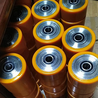 90mm-125mm Height Trolley Wheels Heavy Duty 4 X 4.5 Inches Plate Size for Trolley Cart Heavy Duty Long-lasting