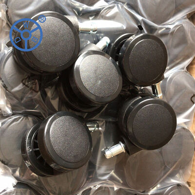 Double Brake Plate Casters White Grey Heavy Duty Plate Casters Designed to Provide Stability and Easy Equipment Movement