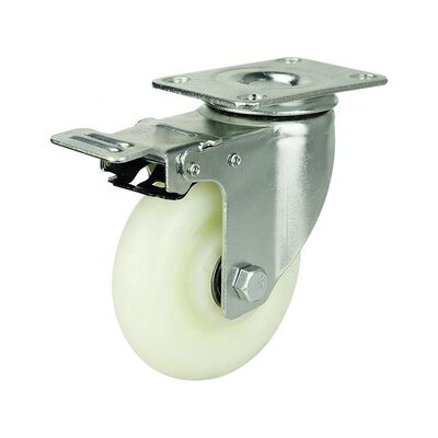 Load Capacity 100 to 300 KG rubber casters wheels elastic soft orange ideal for indoor outdoor applications durable and caster solution