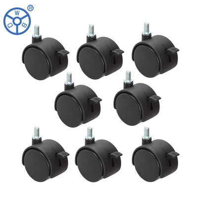 2-4 Inches Swivel Radius Soft Casters Up To 144 Lbs Load Capacity