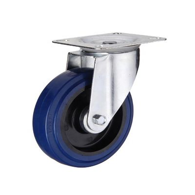 Steel Housing Material Heavy Duty Rubber Caster Wheel 8 Inch for Heavy-Duty Industrial Applications