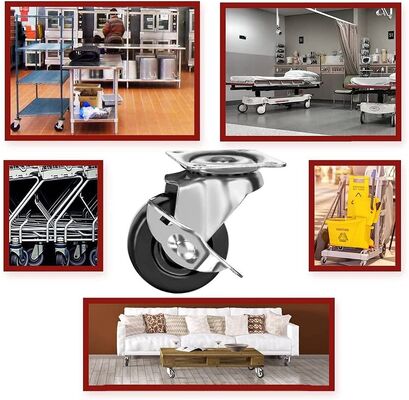 Kółka z litego rdzenia zaprojektowane z myślą o kompatybilności z meblami, zapewniające długotrwałą wydajność i łatwe manewrowanie