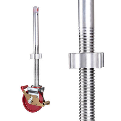 8inch Capacity Heavy Duty Scaffolding Wheels With Long Threaded Stem