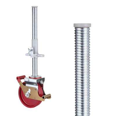 1000kg Loading 200mm Scaffolding Casters Wheels Rust Resistant Heavy Duty Castors