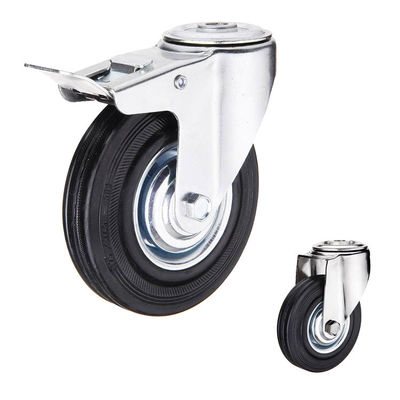 352lbs Capacity Solid Rubber Casters