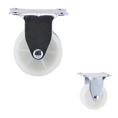 2in 66lbs White PP Direction Wheel Sztywne kółka do lekkich obciążeń na sprzedaż